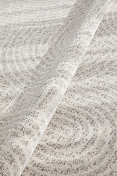 Prague Klarn Natural Tan Modern Geometric Wool Rug